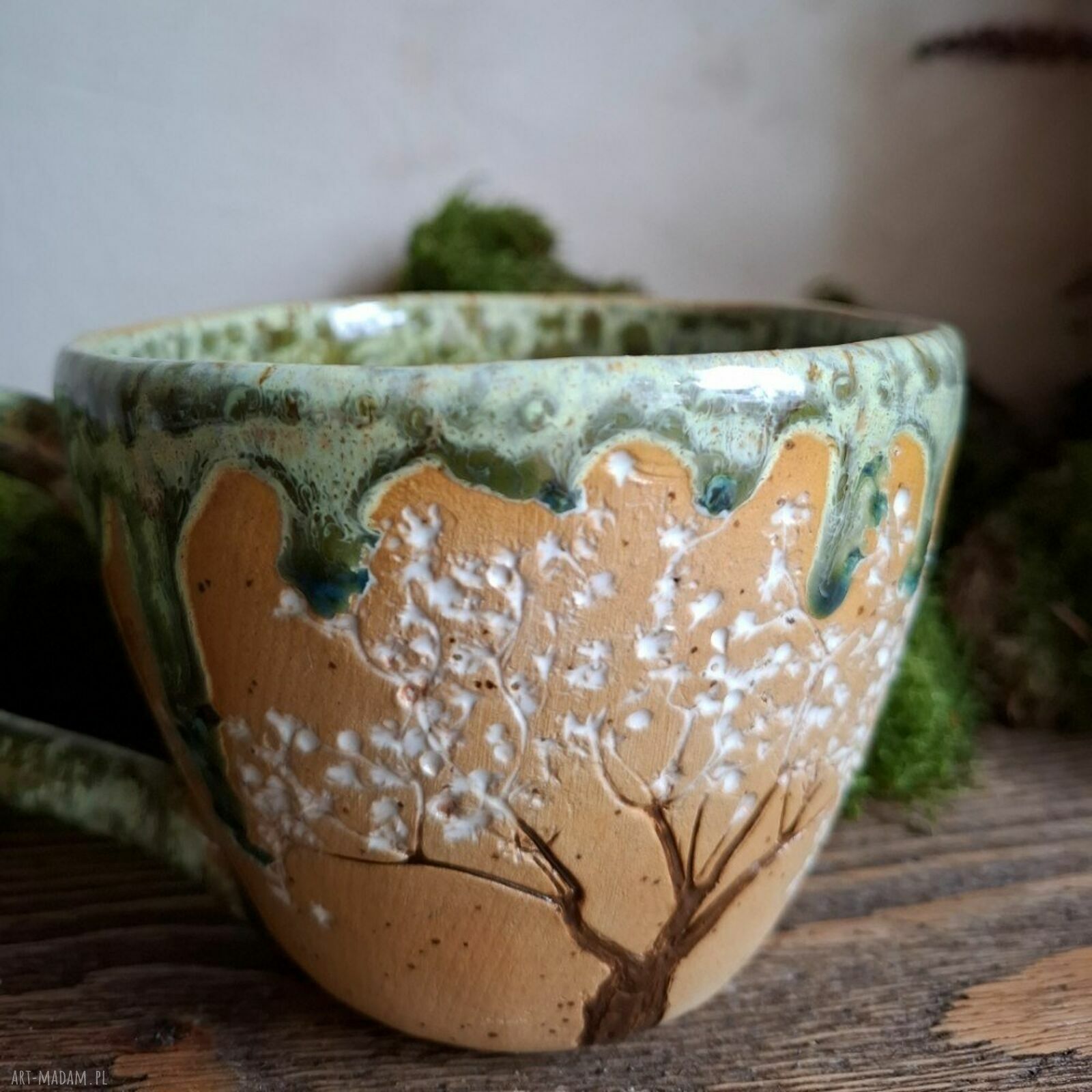 Kubek ceramiczny - Drzewa