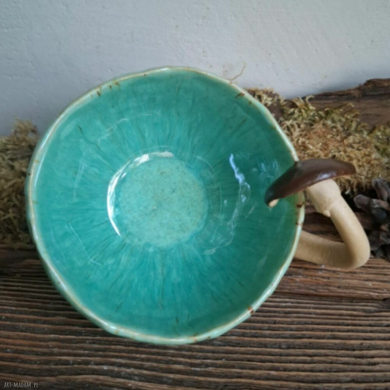 Kubek ceramiczny w kształcie grzybka - Grzybek