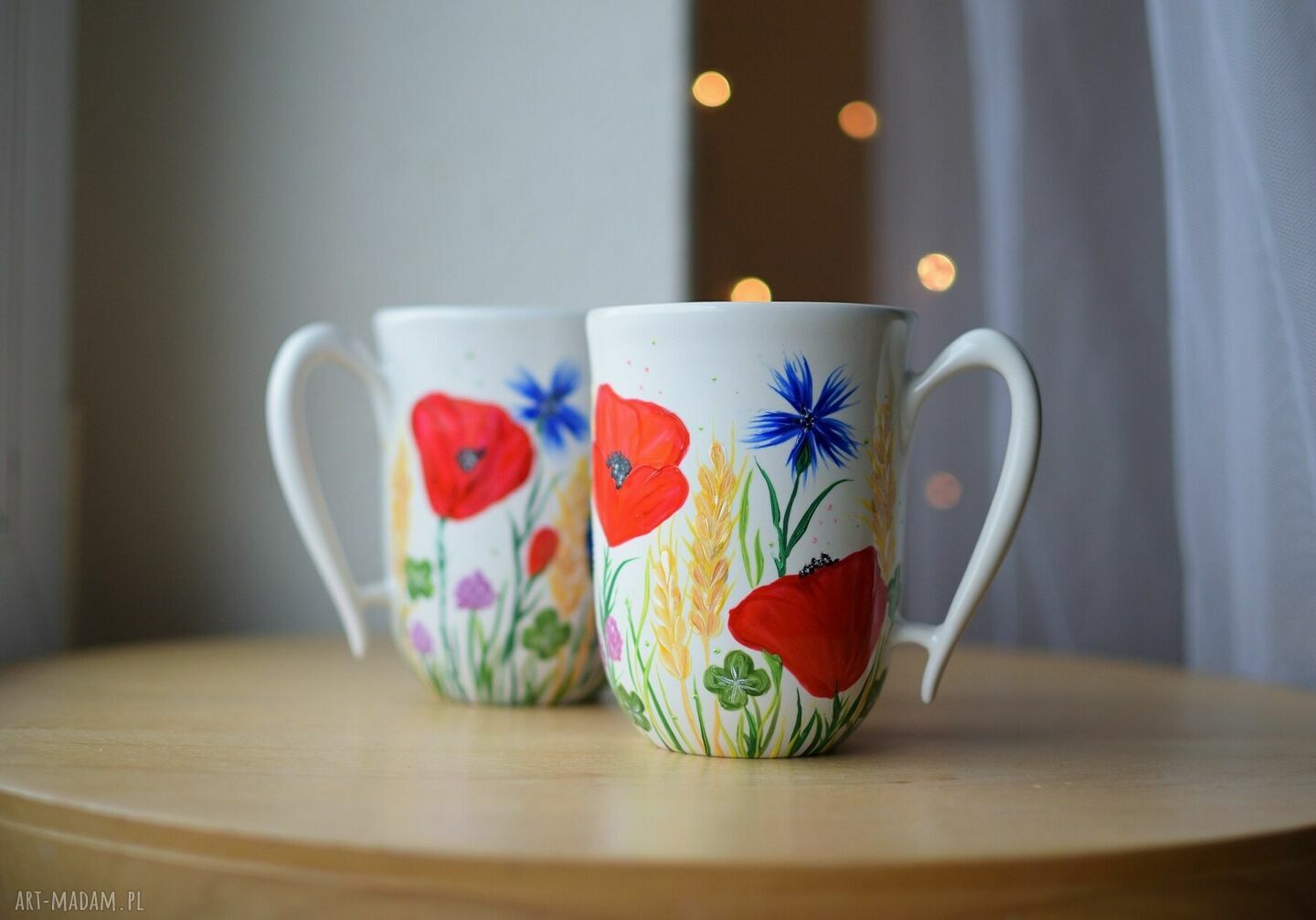 Kubek ceramiczny Maki i Chabry 300ml