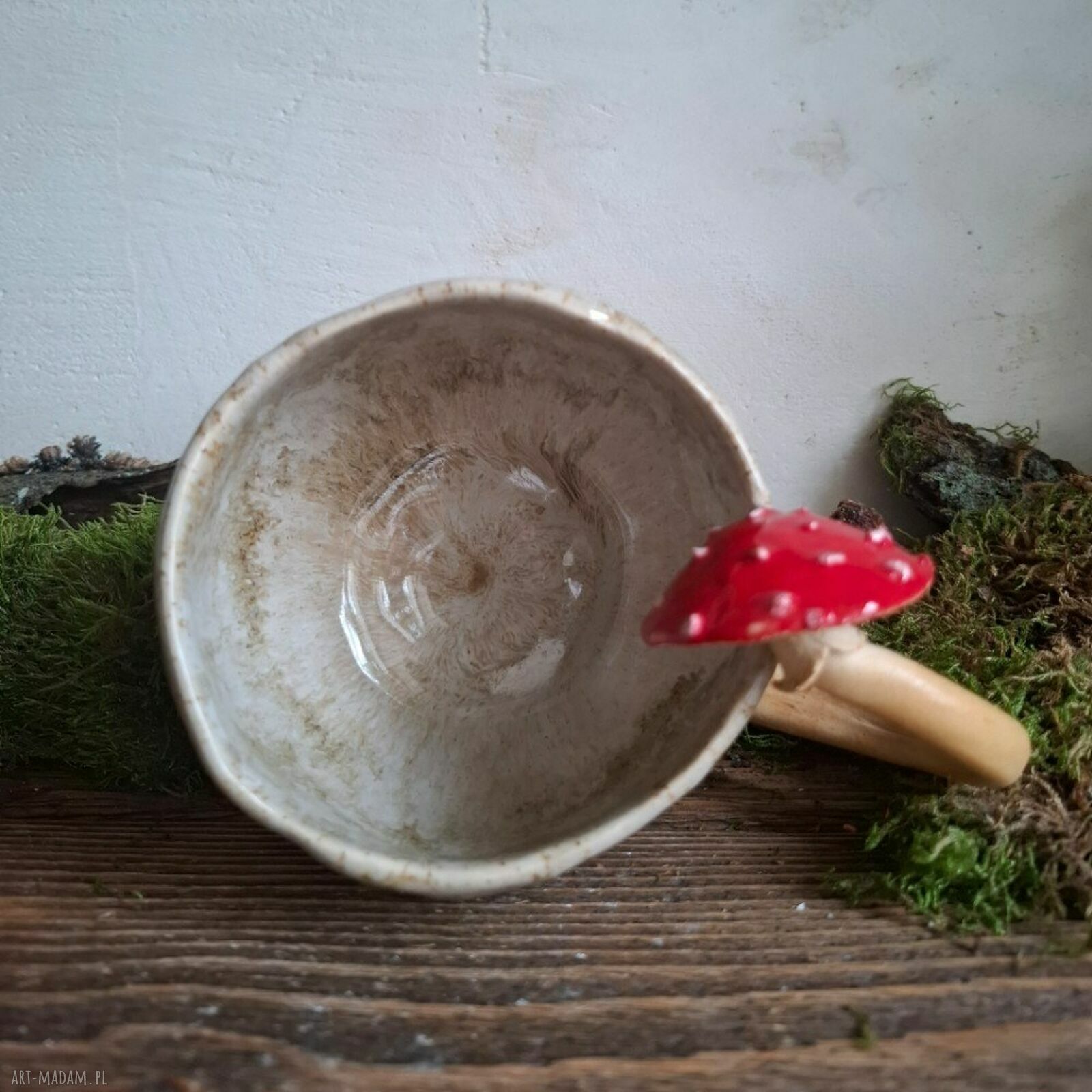 Kubek ceramiczny - Muchomor