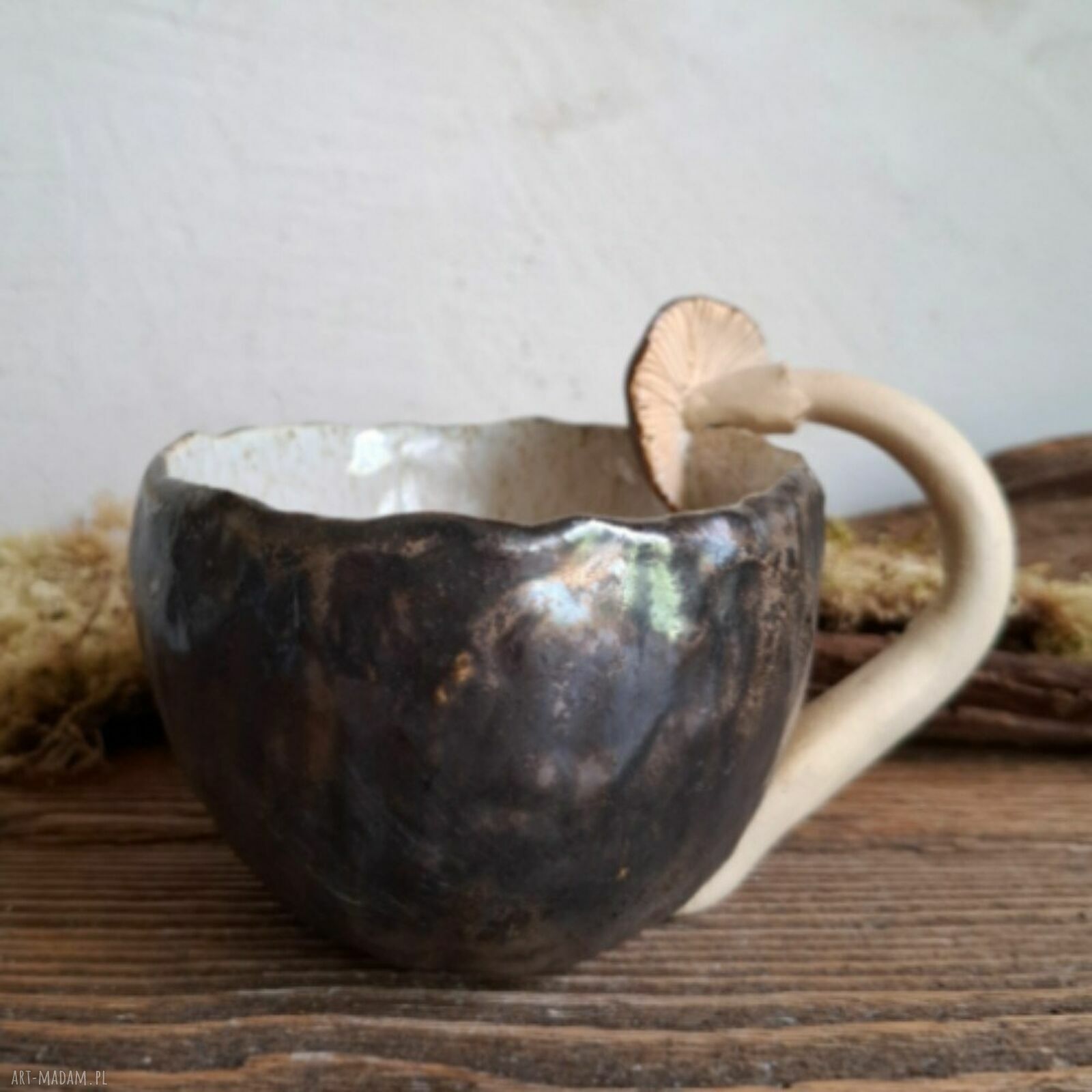 Kubek ceramiczny - Grzyb