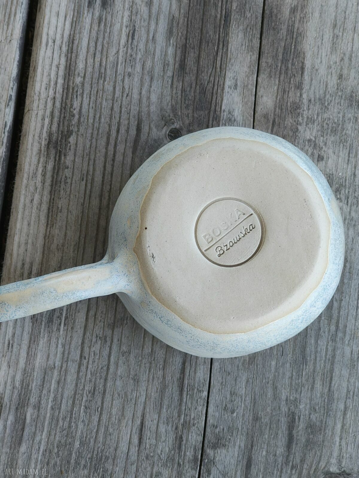 Kubek ceramiczny kawowy 200 ml „Spokój” - ręcznie toczony