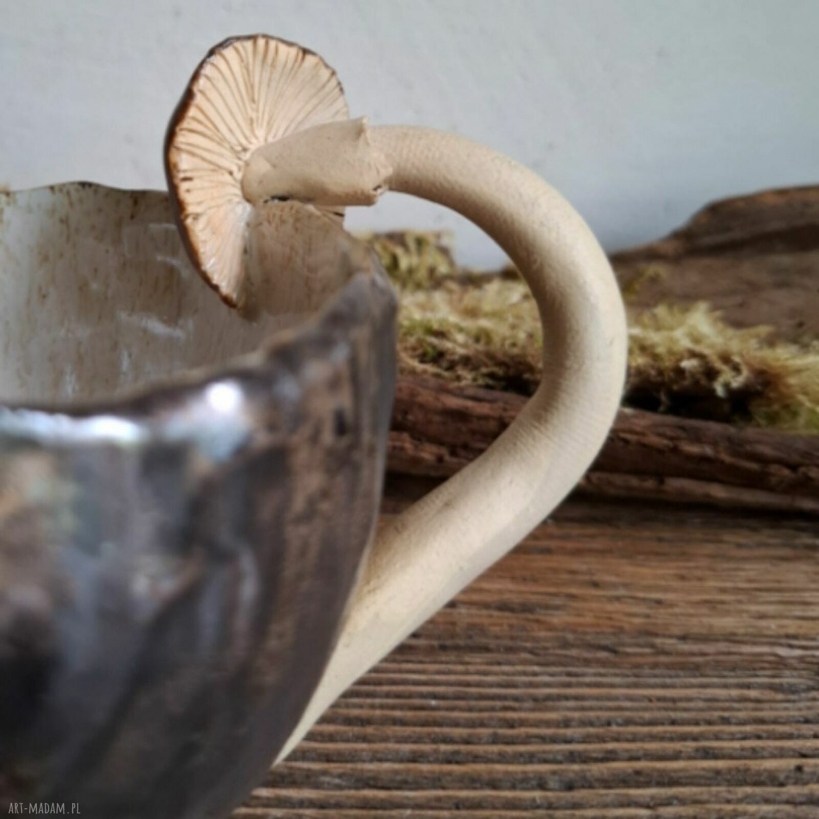 Kubek ceramiczny - Grzyb