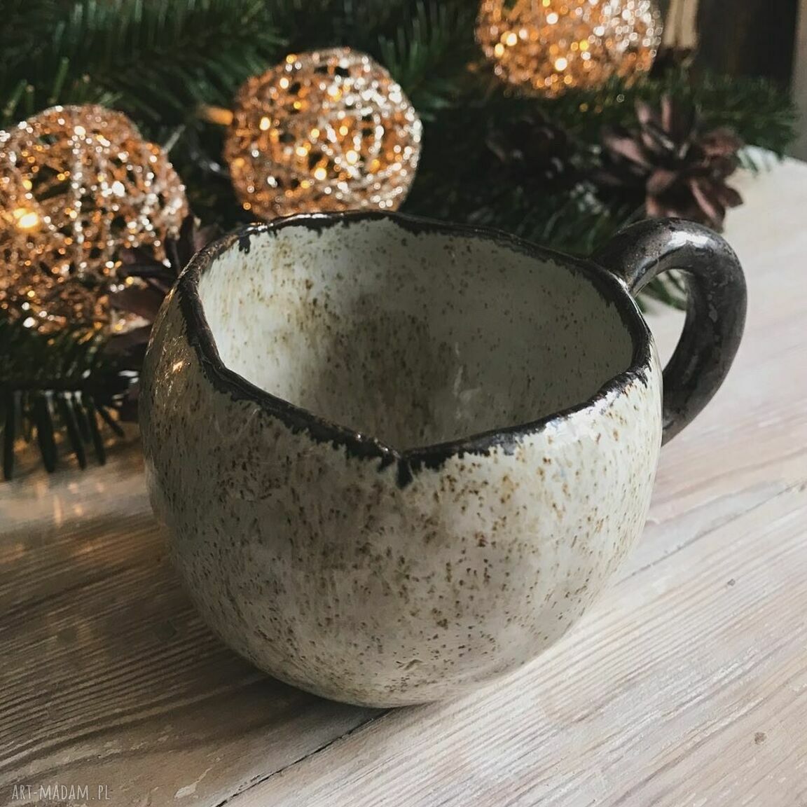 Kubek ceramiczny Ptasi - ptasi kubeczek na prezent (kawa)