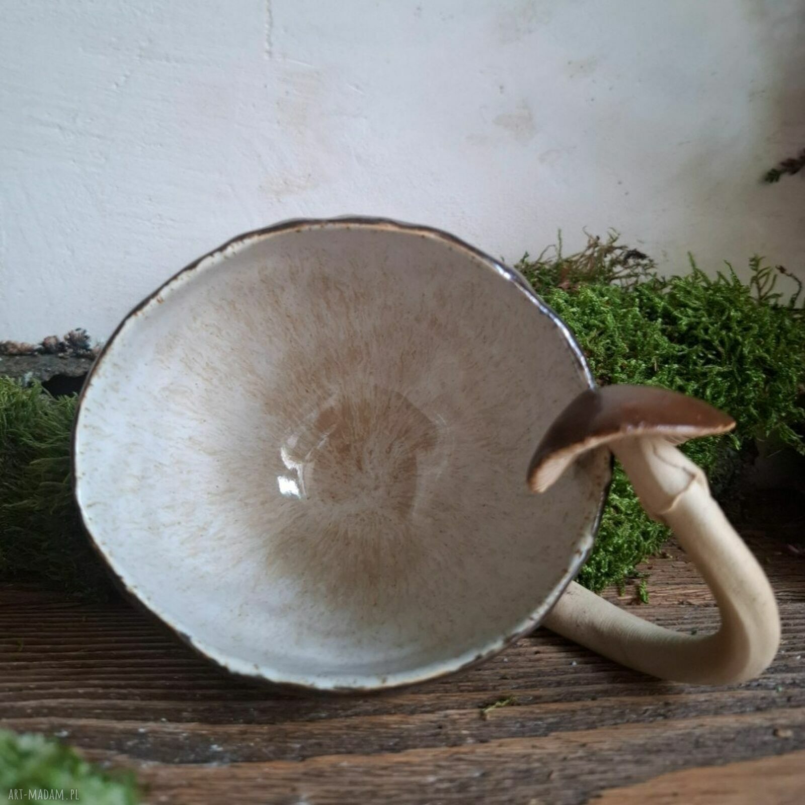 Kubek ceramiczny - Grzyb