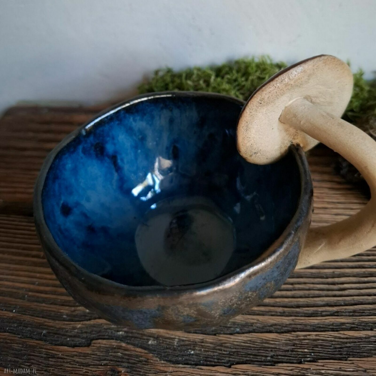 Kubek ceramiczny z grzybem - podgrzybek