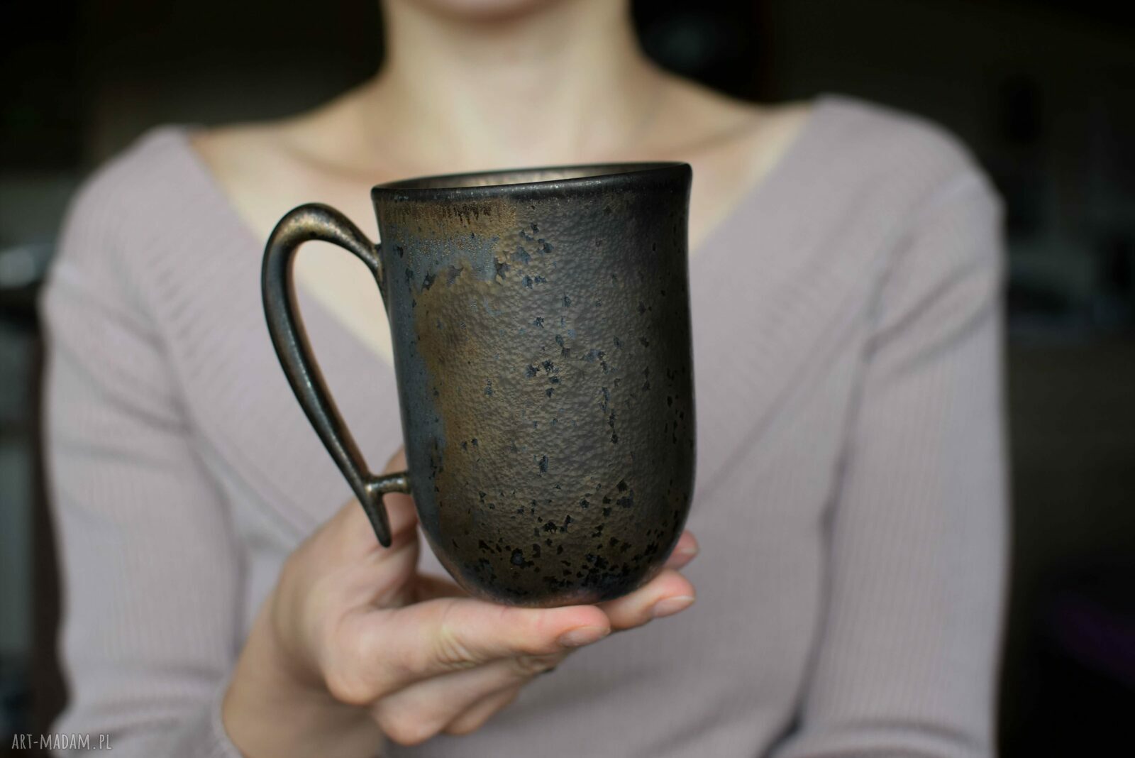 Kubek dla nauczycielki 325ml Rustykalny Ceramiczny