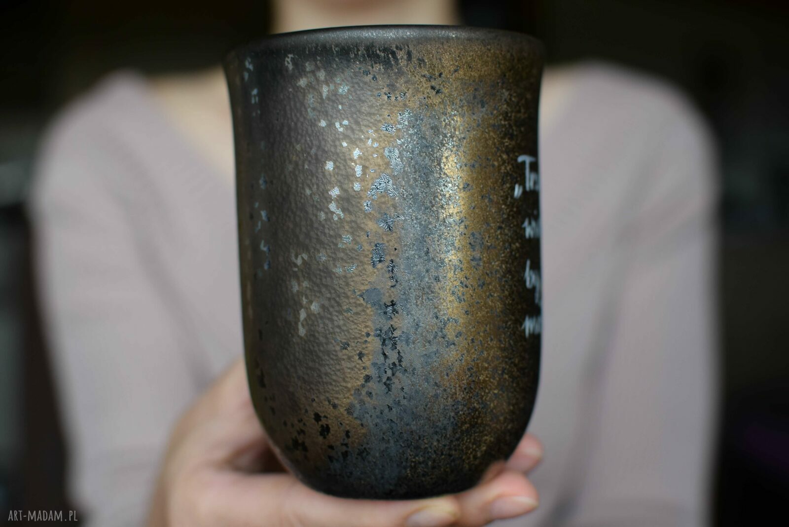 Kubek dla nauczycielki 325ml Rustykalny Ceramiczny