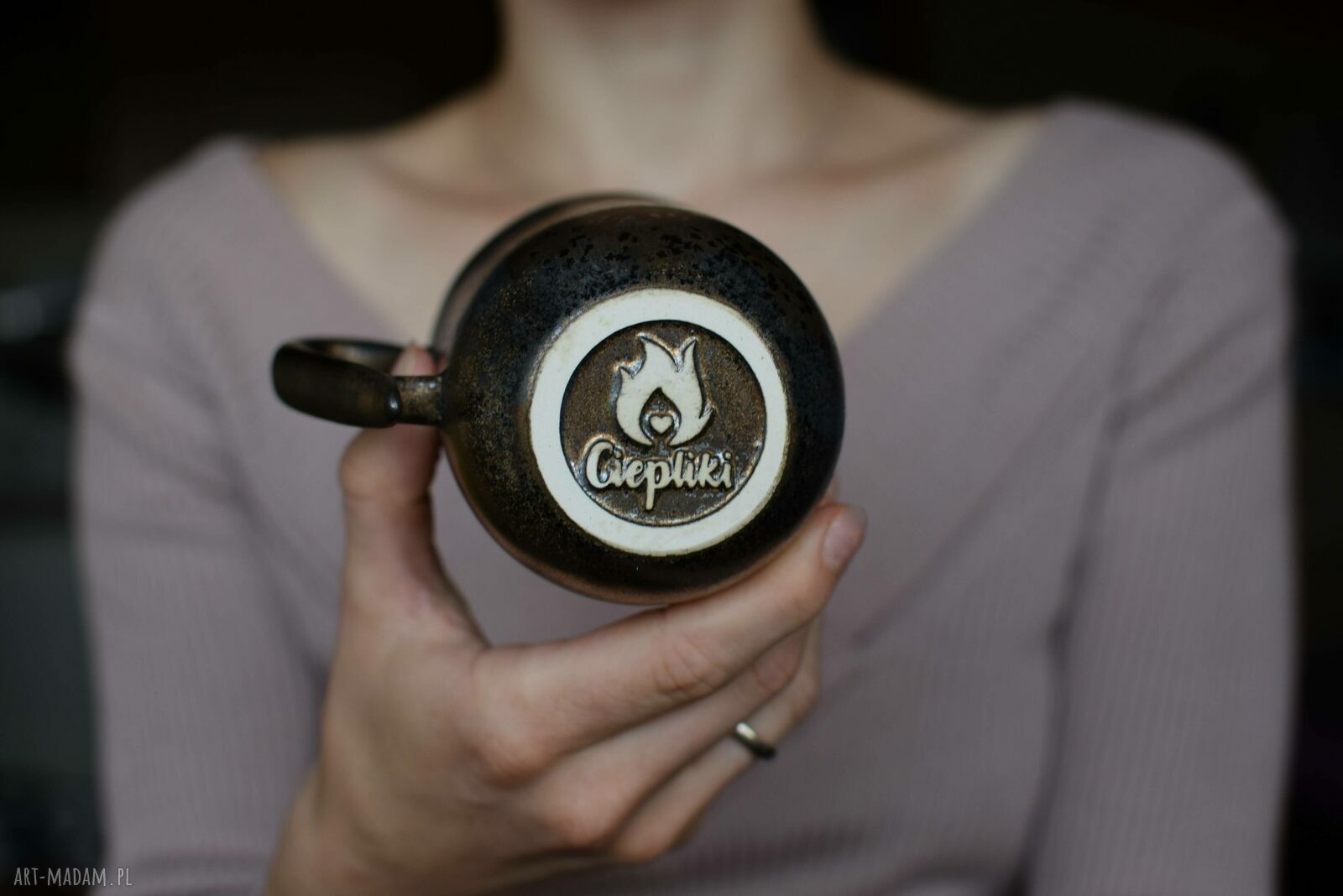 Kubek dla nauczycielki 325ml Rustykalny Ceramiczny