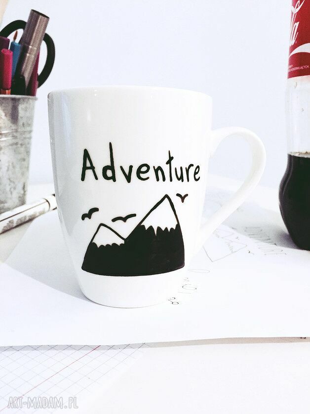 kubek góry adventure ręcznie robione