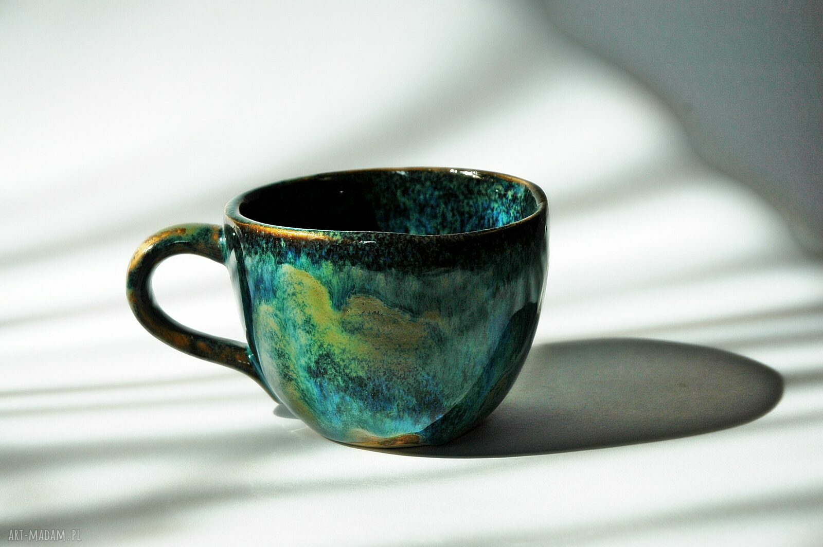 Kubek jumbo jak malowany przez van Gogha Handmade