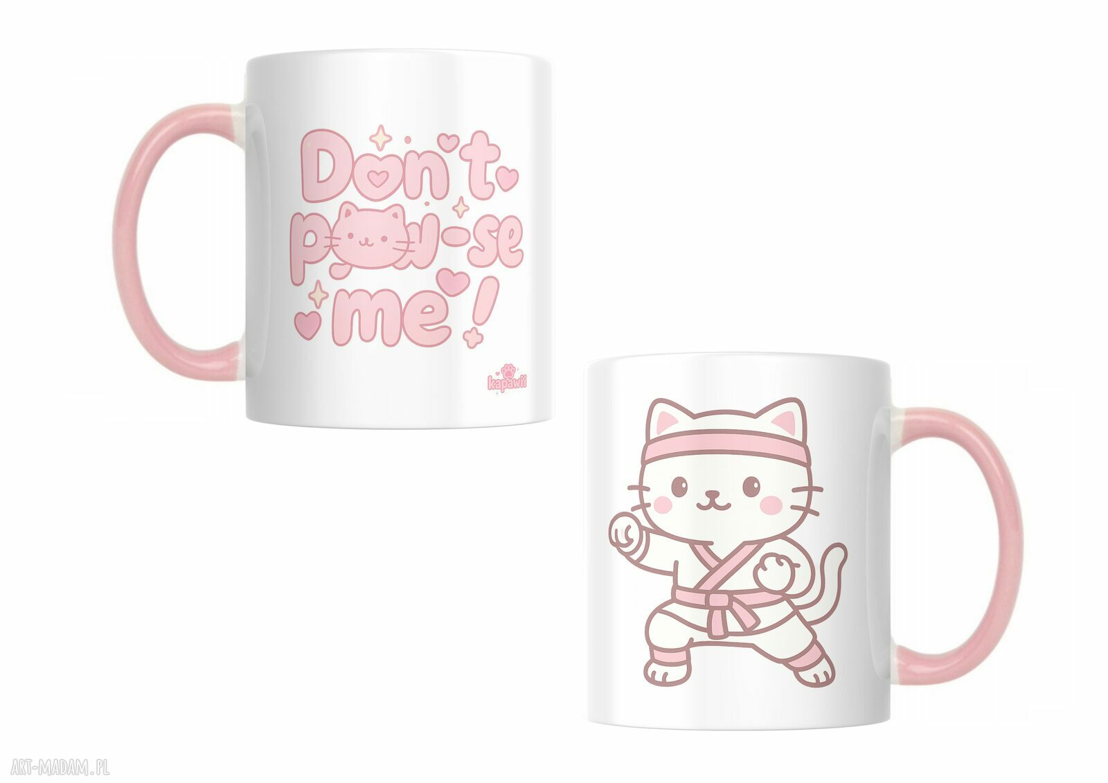 Kubek Kotek Kung-Fu - Don’t Paw-se Me: kawa, siła i zero przerw (330 ml)