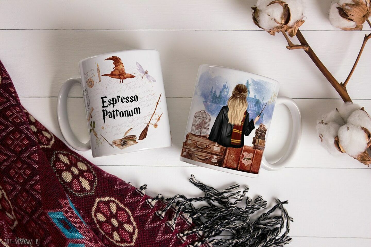 Personalizowany kubek czarodzieja - magiczna kawa lub herbata na kreatywne wesele