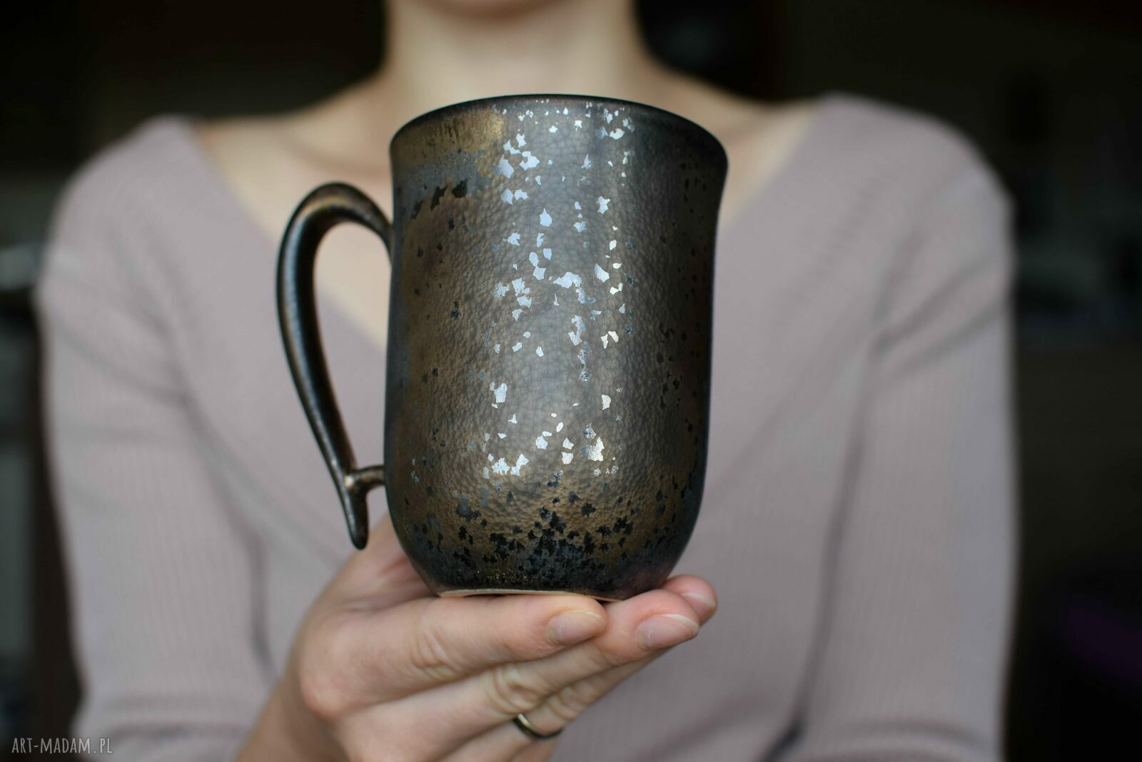 Kubek dla nauczycielki 325ml Rustykalny Ceramiczny