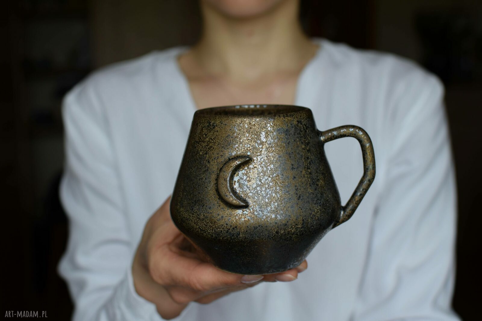 Kubek Rustykalny Księżyc 400ml