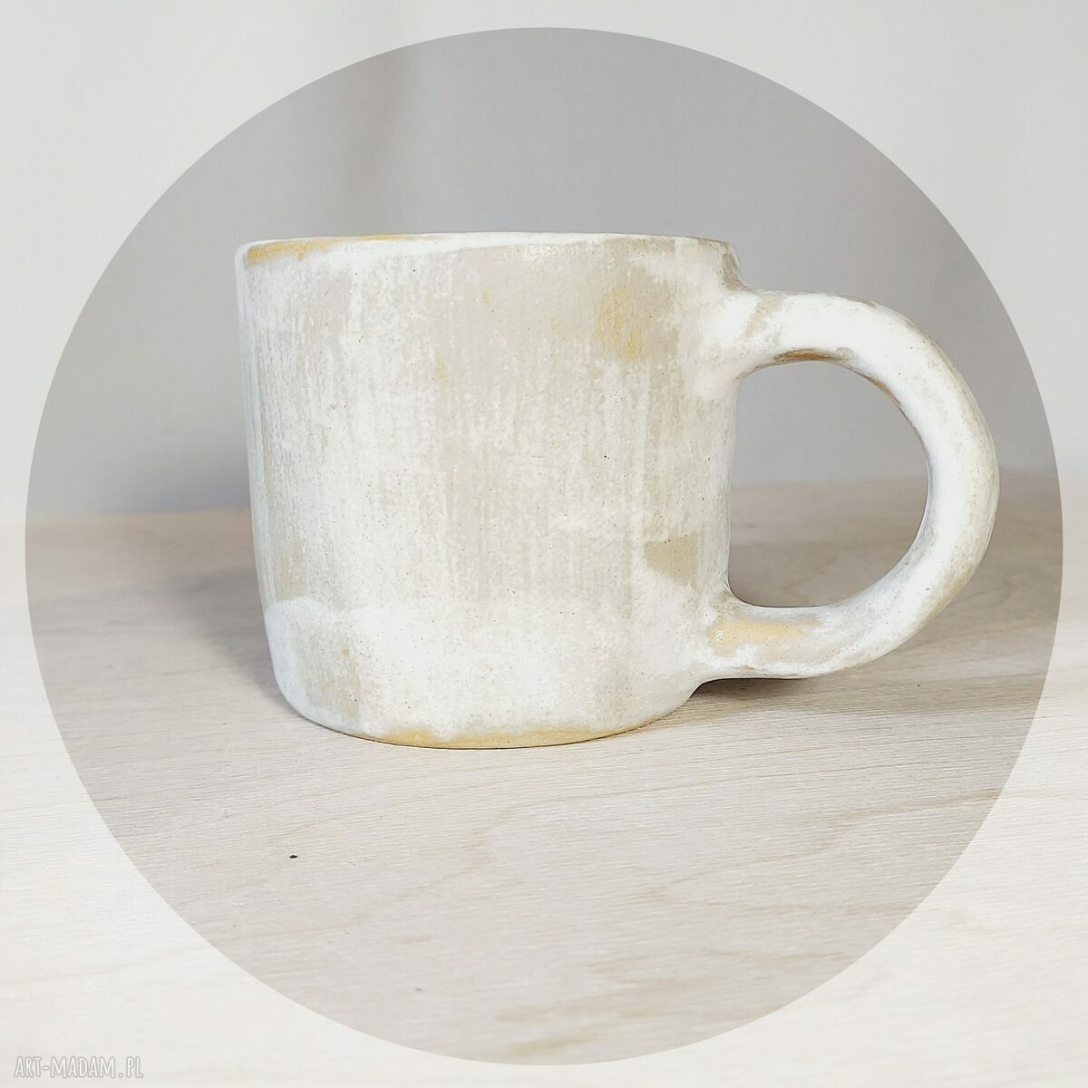 Kubek z ustami Marta - ceramiczna rzeźba użytkowa 300 ml