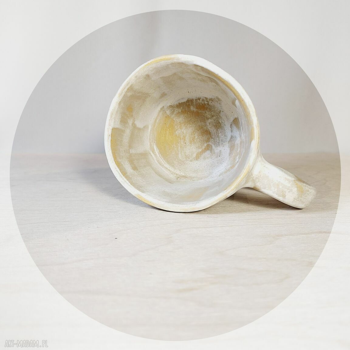 Kubek z ustami Marta - ceramiczna rzeźba użytkowa 300 ml