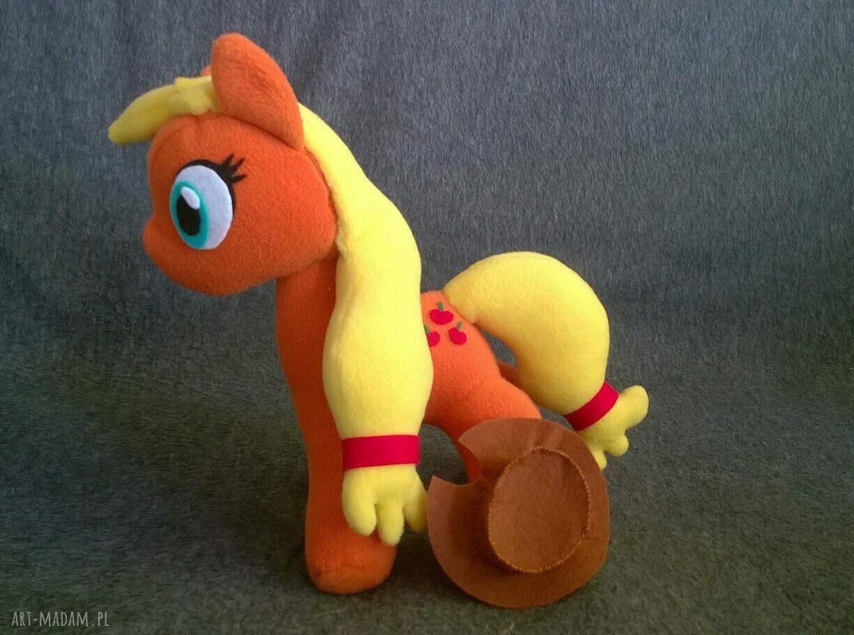 ręcznie robione maskotki, dla dziecka kucyk pony applejack
