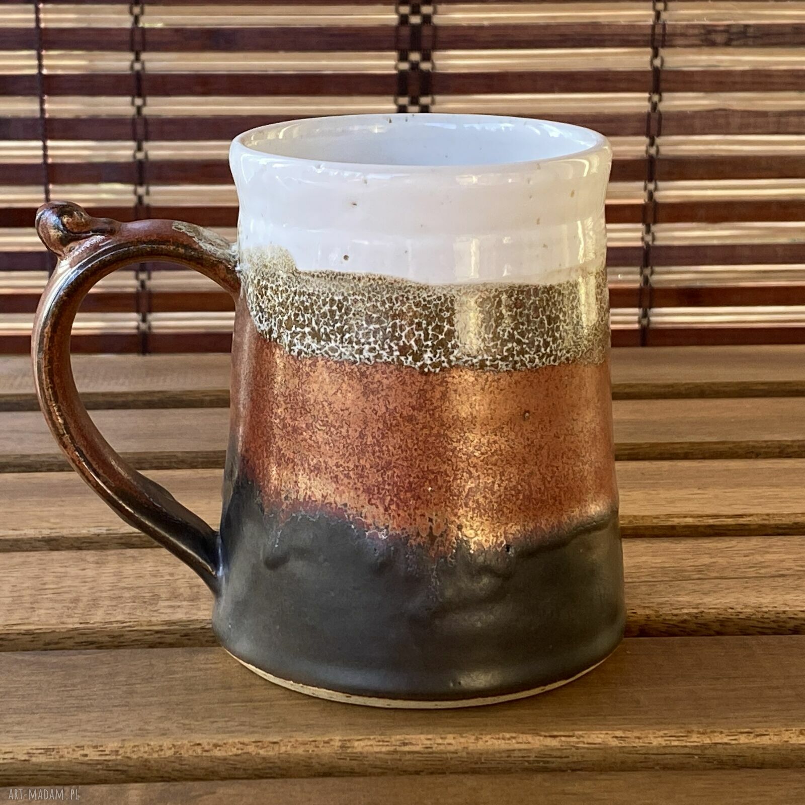 Kufel / kubek ceramiczny 375 ml do kawy - pakowany na prezent