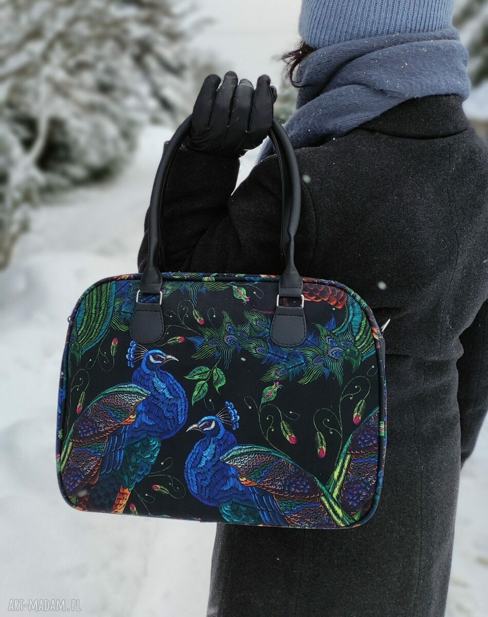 Kuferek na ramię Chabry - elegancka torebka handmade