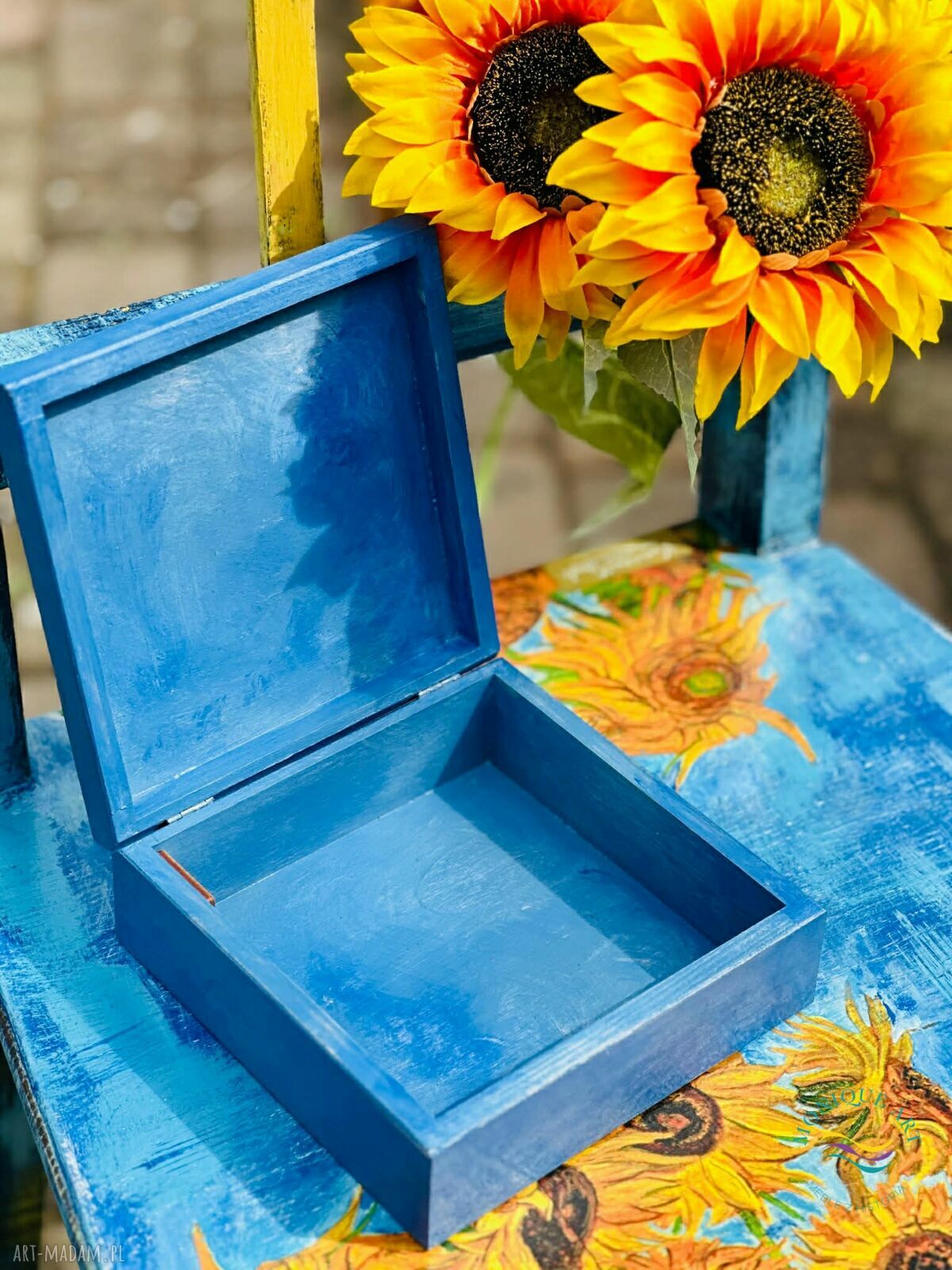 Kuferek dla miłośnika sztuki Van Gogh - pudełko na biżuterię