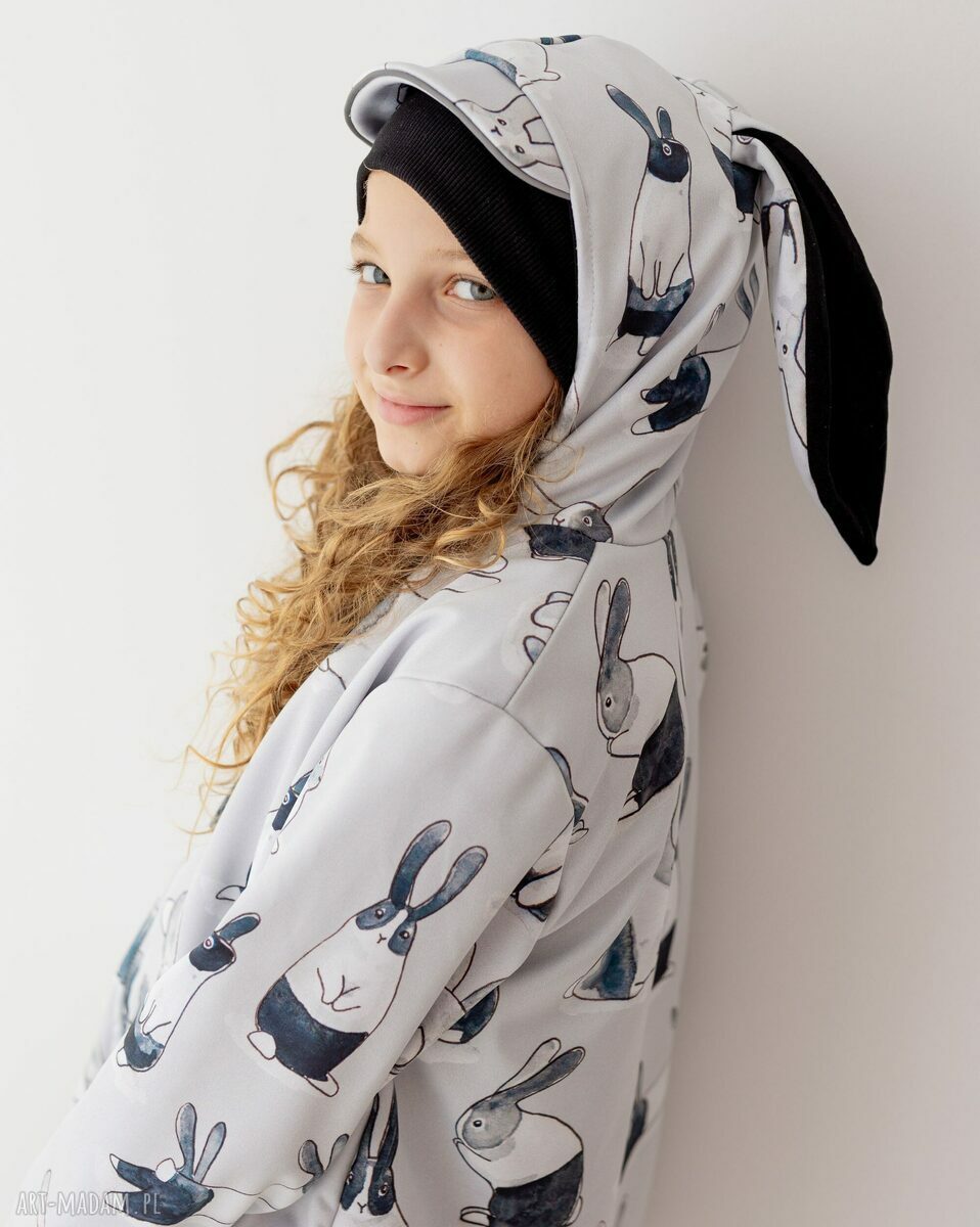 Kurtka softshell KRÓLIK - ręcznie robione ubranko dla dziecka
