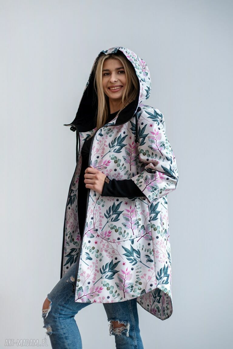 kurtki: Kurtka Spring jasny herbal HandMade