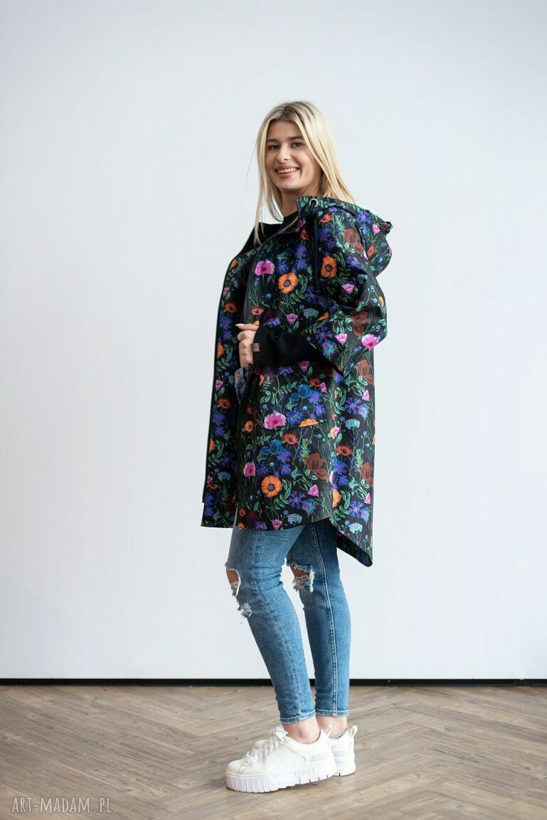 kurtki: Kurtka Spring nagietki handmade