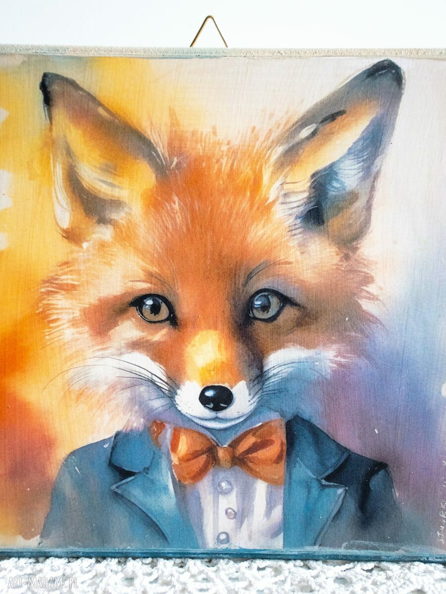Obrazek kwadratowy - Portret Pana Liska