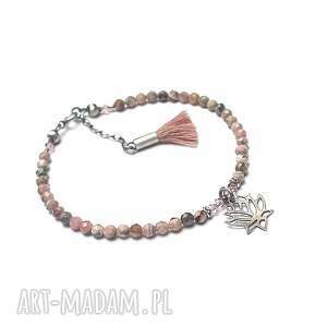 katia i krokodyl boho antique pink vol 2 - bransoletka