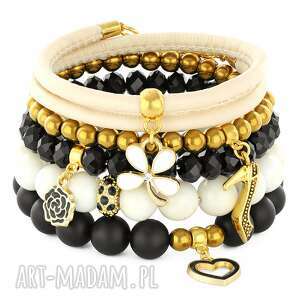 black ivory & gold set lavoga