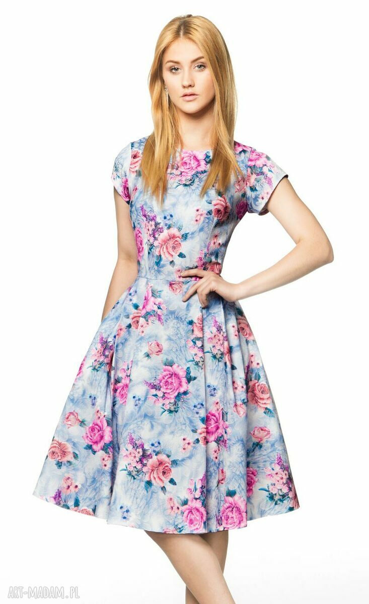 Sukienka APRIL Midi Rozalia handmade