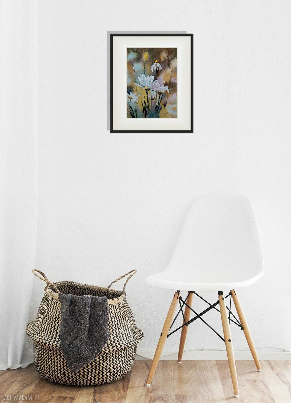 Kwiatowe Symphony - oryginalna akwarela 24x32 cm od JoannaTKrol
