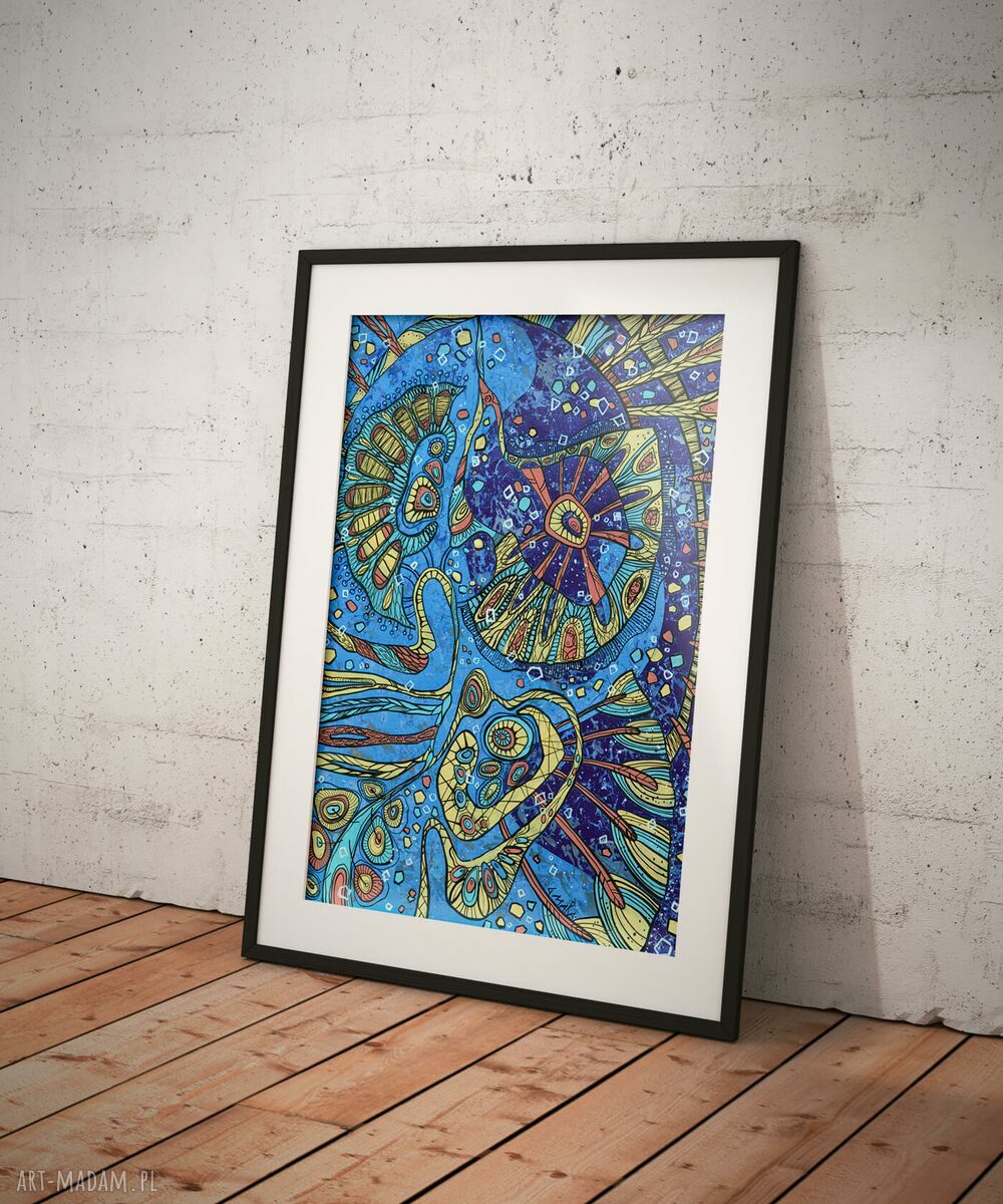 Plakat "Kwiatowy nastrój" - reprodukcja 50x70 cm na satynowym papierze