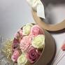 handmade kosmetyczki box flowers with soap