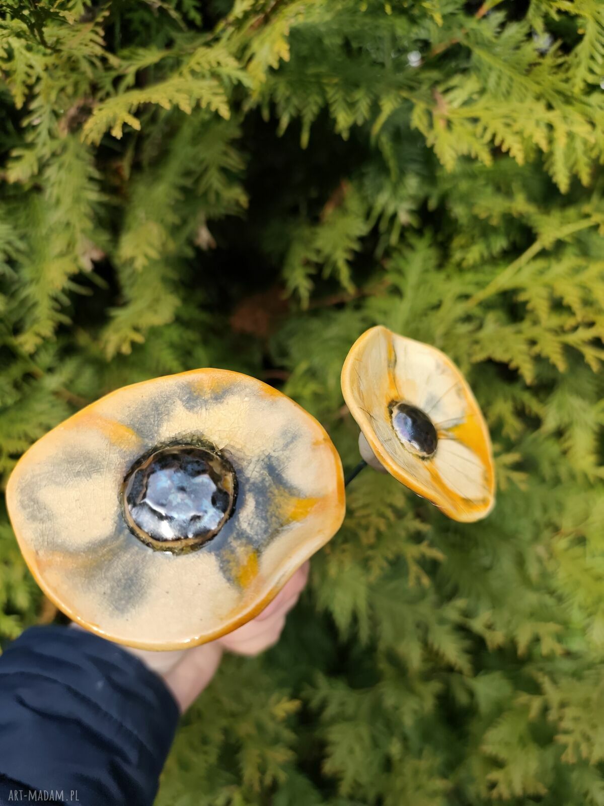 Kwiaty ceramiczne 2 szt - Wolna Chwila