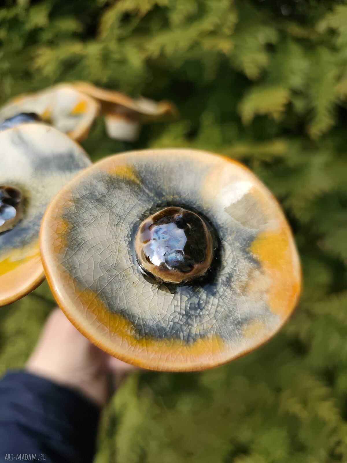 Kwiaty ceramiczne 5 szt - prezent dla niej