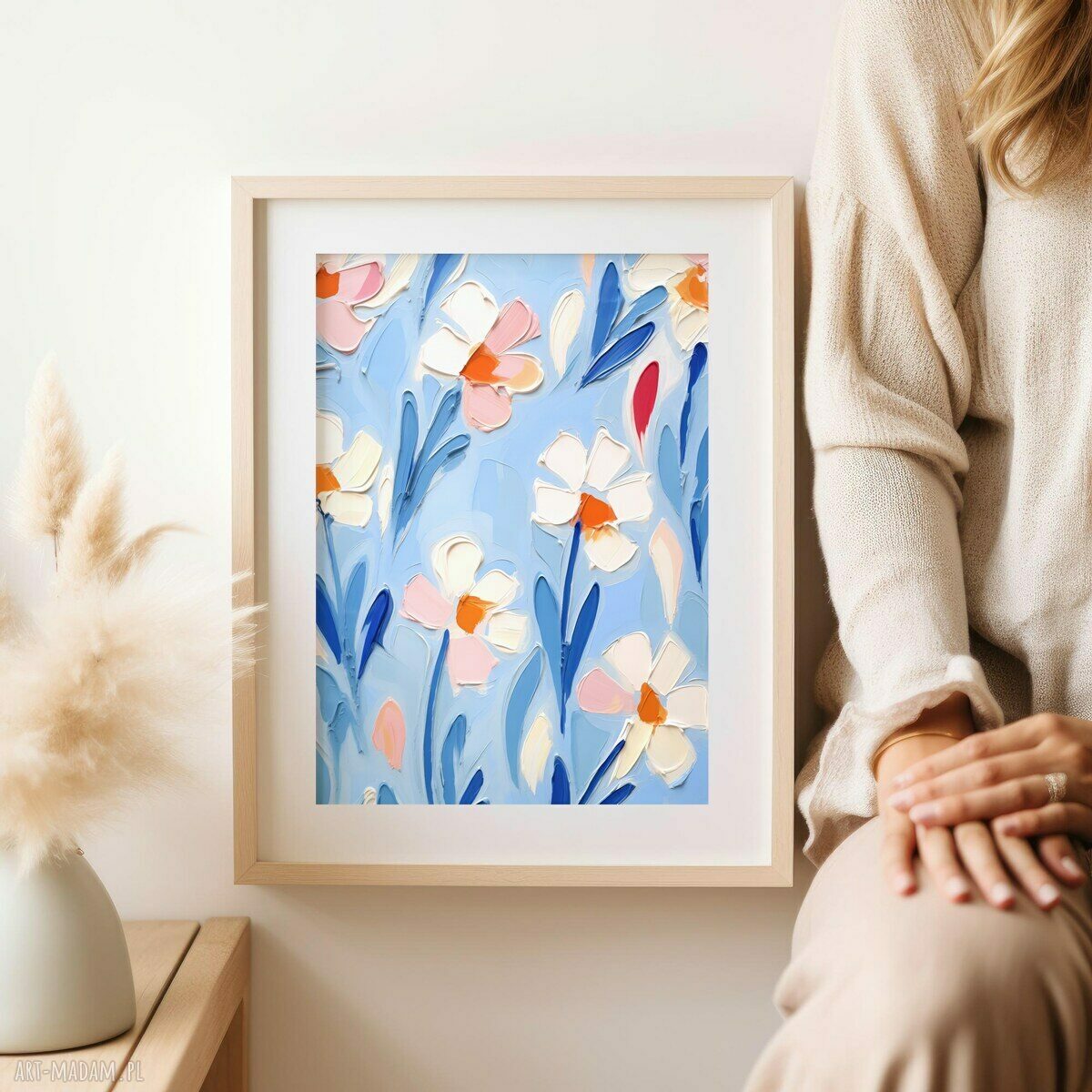 Kolorowy plakat Kwiaty Botaniczne 30x40 cm