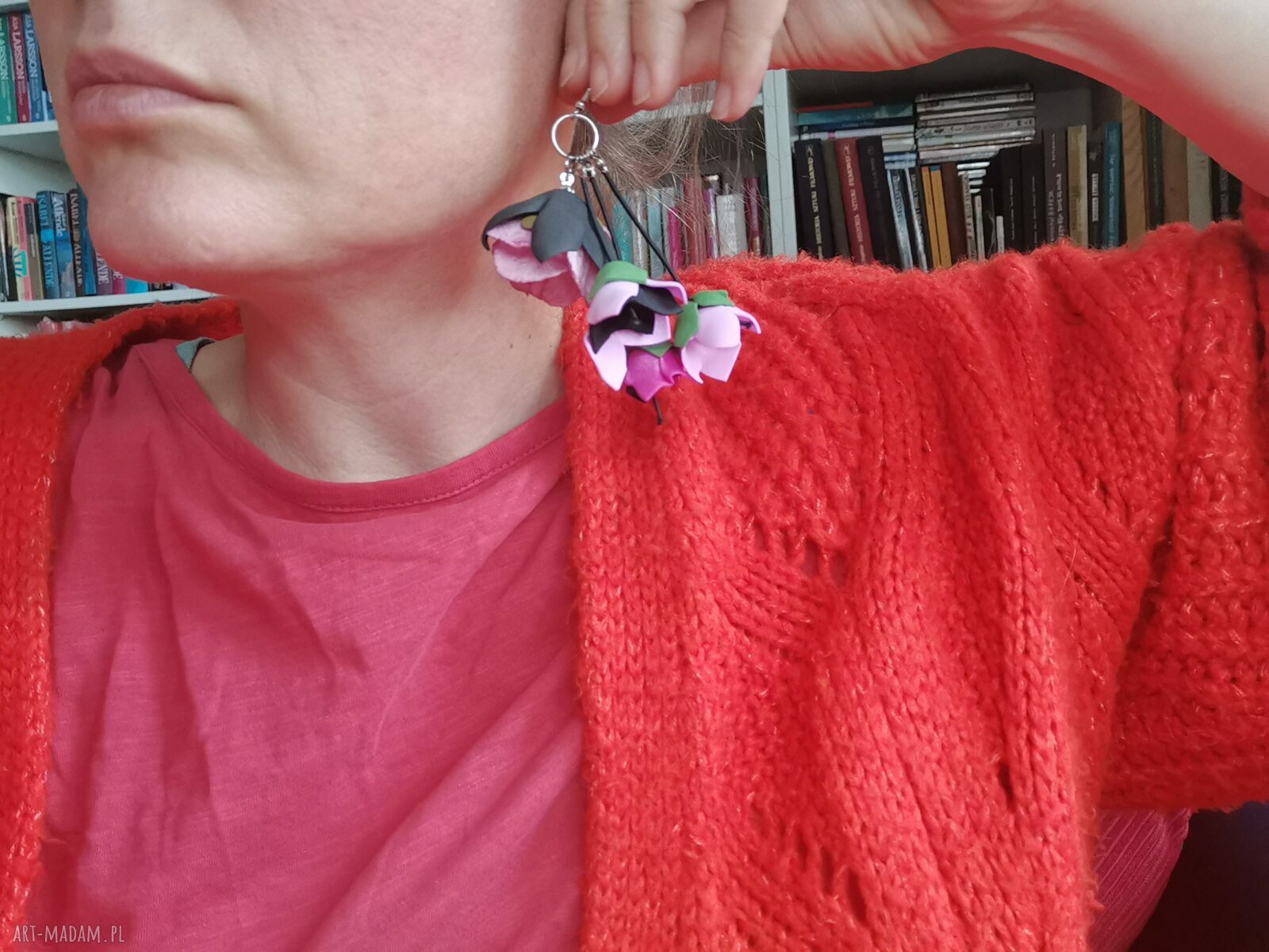 Kolczyki kwiaty wiosenne - lekkie i okazałe boho