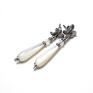 handmade kolczyki orchid vol. 13 /white /