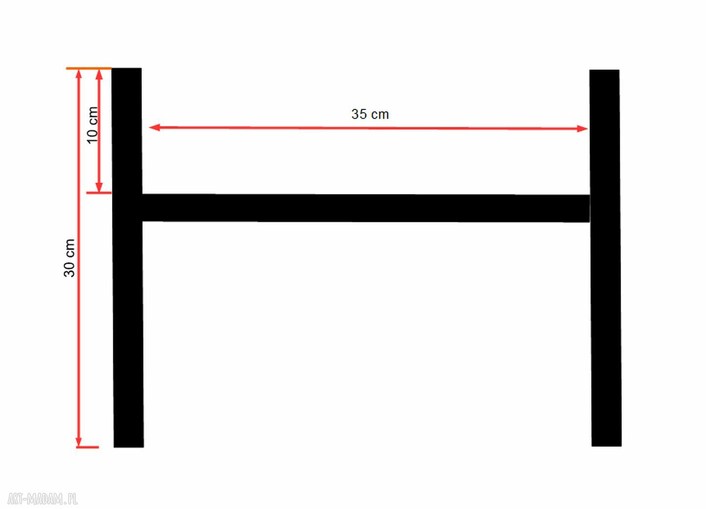 Kwietnik dębowy brązowy do donic max 35 cm, wysokość 30 cm
