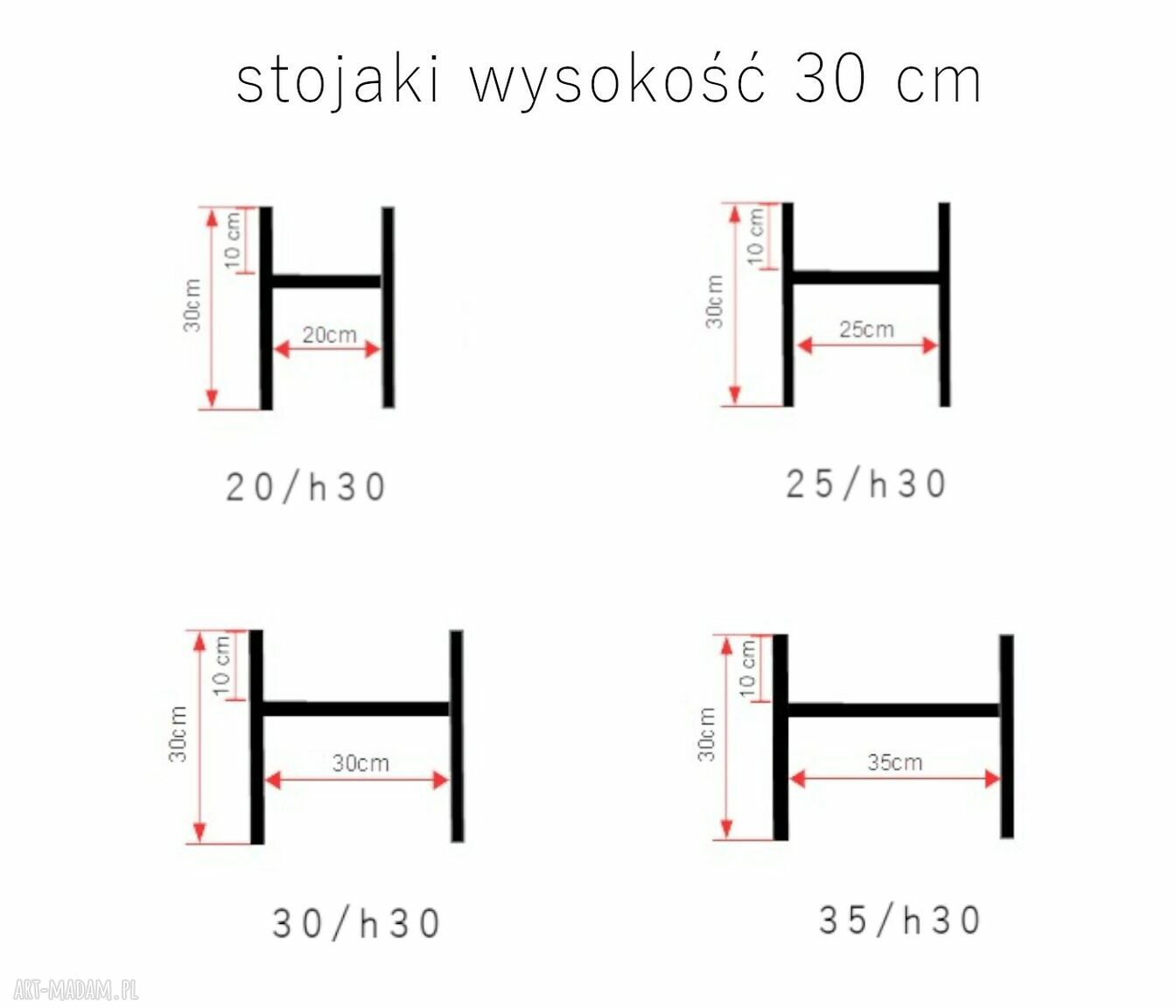 Kwietnik z dębu natural do donic max 25 cm - 30 cm wysokości