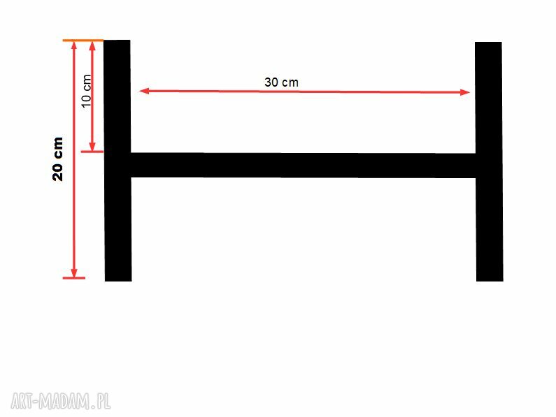 Kwietnik z litego dębu naturalnego - stojak na doniczki do 30 cm, wysokość 20 cm