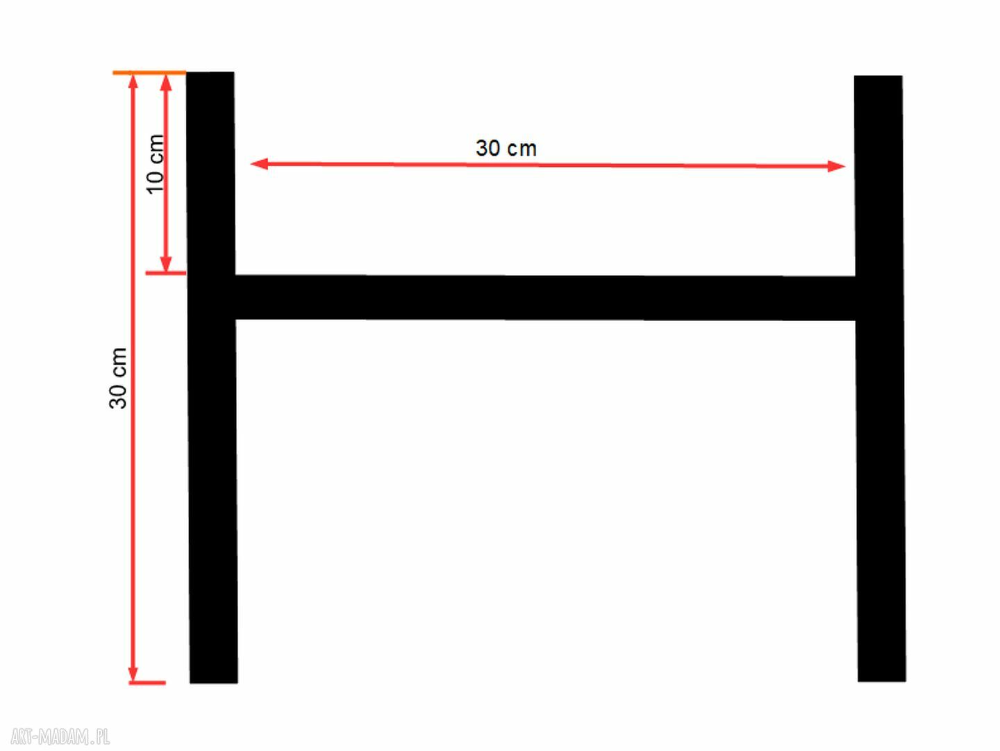 Kwietnik drewniany dębowy do donic max 30 cm (wysokość 30 cm)