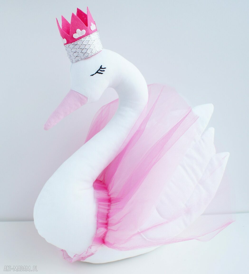 pokoik dziecka: ŁABĘDŹ PRZYTULANKA DEKORACJA Autorskie