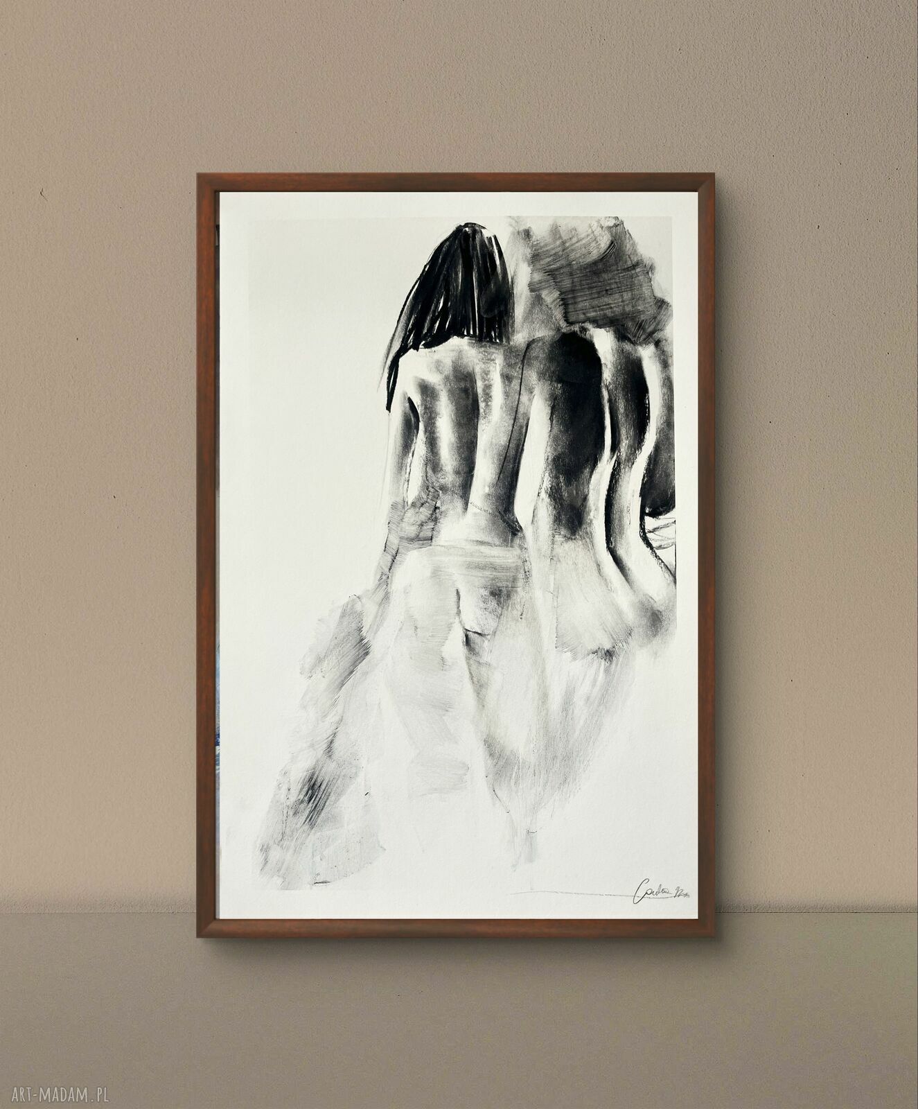 Ladies - obraz nad łóżko do sypialni 30x42 cm (inkografia Louka)