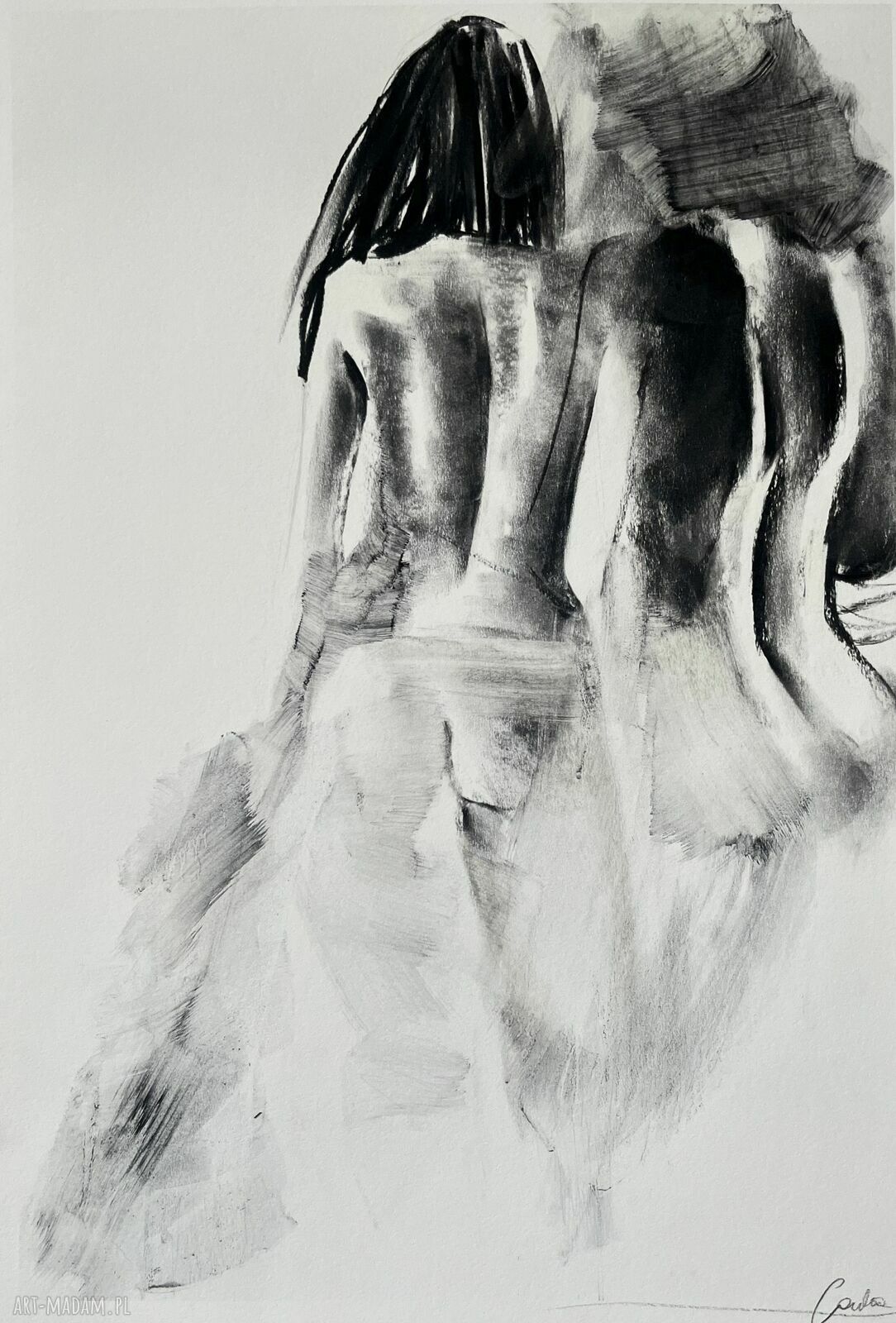 Ladies - obraz nad łóżko do sypialni 30x42 cm (inkografia Louka)