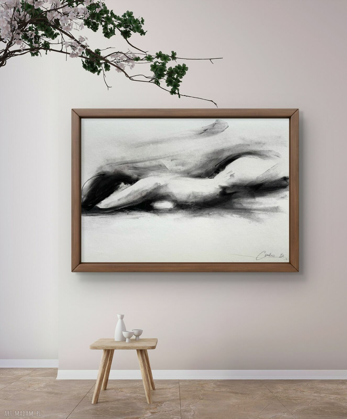 Lady 100x70 - obraz nad łóżko i do salonu, inkografia giclee