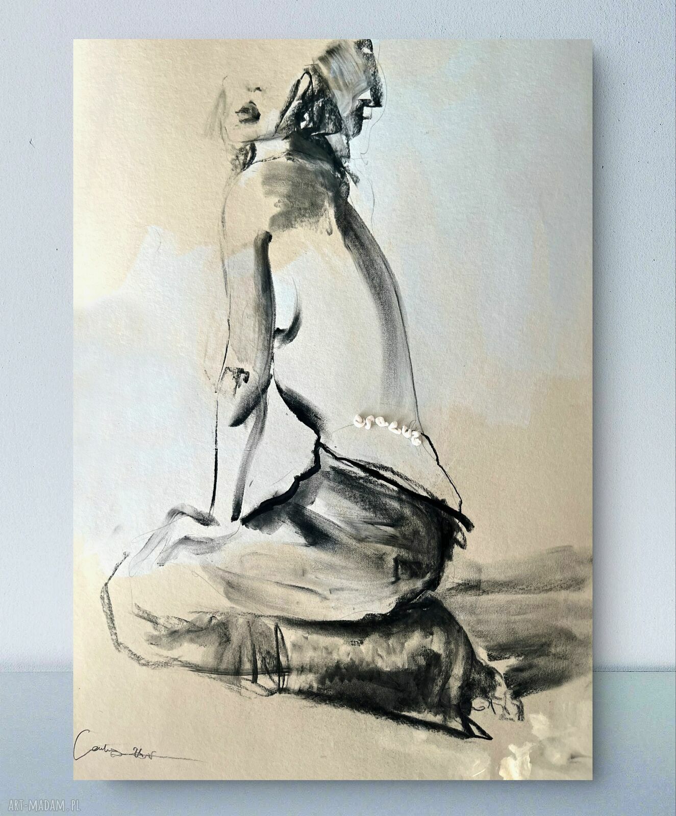 Obraz „Lady” 100x70 cm - gotowy do powieszenia, grafika kobieca