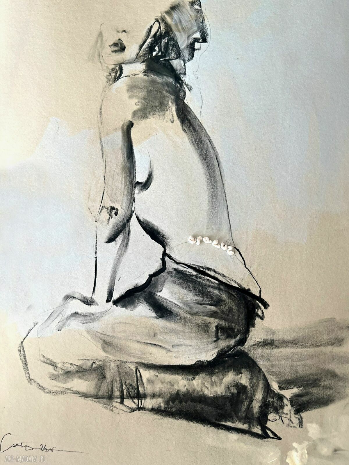 Obraz „Lady” 100x70 cm - gotowy do powieszenia, grafika kobieca
